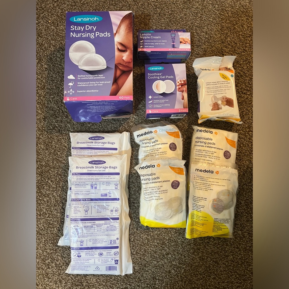 Lansinoh and Medela Nursing Essentials Set